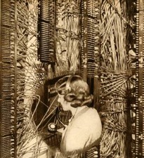 Operator On The Mayfair Exchange Telephone Exchange Old Photo picture