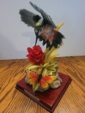 Montefiori Italian Design Statuary Hummingbirds Birds Habiscus Flowers Butterfly picture