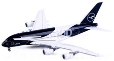 SQ Wings L2350FD Lufthansa Airbus A380-800 100 Years D-AIMH Diecast 1/200 Model picture