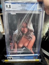 Mad Love #1 CGC 9.8 Black Cat Unmasked Cover F Close-up NEWLY GRADED Ltd #43/50 picture