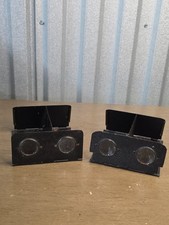 2x Metal Folding Stereoscope Stereo Viewer Vintage picture