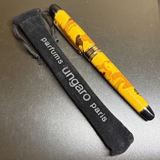 Emanuel Ungaro Ballpoint Pen with Case Holder Vintage and Rare  picture