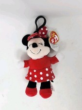 2019 TY Beanie Babies Collection - Minnie Mouse - Plastic Key Clip - BRAND NEW picture