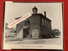 Hermann Missouri Photo Market House 1880s 8 x 10 picture