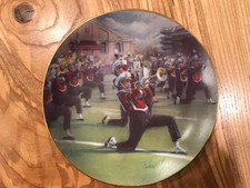 University Wisconsin Badgers MARCHING BAND @ CAMP RANDALL Fine China Plate LE picture