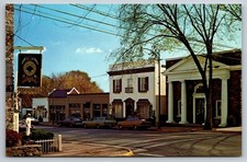 Middleburg Downtown Street Shop View Virginia Vintage Postcard picture