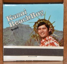 Vintage Kauai BEACHBOY HOTEL Matchbook Matches Full Unstruck Hawaii Ephemera picture