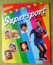 1987 Panini Supersport Complete Figure Album with Coupons + Full Poster picture