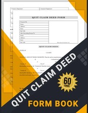 Quit Claim Deed Form Book: A quitclaim deed transfers the title of a...  picture