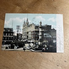 Antique Postcard Street View Lancaster Pa Center Square 1906 -- I2 picture