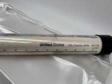 1985 Rand McNally MarketMaps II United States City County State Laminated Map picture