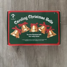 Vintage Ye Merry Minstrel Caroling Christmas Bells Free Standing 25 Songs Tested picture