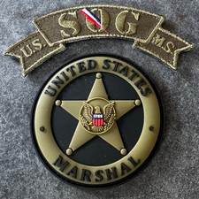 US Marshals Service - Special Edition SOG rocker “SET” TWILL + B patch-Very Rare picture