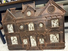 Vtg 1979 Coppercraft Guild Victorian Mansion House Collage Picture Frame 9201 picture