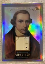 2023 PIECES OF THE PAST PATRICK HENRY RELIC HAND WRITING SAMPLE   picture