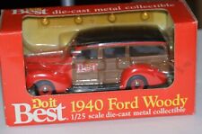 NIB 2000 ERTL Do It Best 1940 Ford Woody 1:25 Scale Model Die Cast metal Bank picture