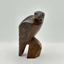Ironwood Eagle Handcrafted Carving 4.25 Inch Cottagecore picture