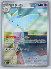 TOGEKISS 235/217 ILLUSTRATION RARE ASCENDED HEROES POKEMON HOLO NEAR MINT picture