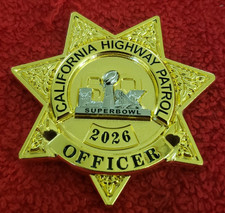 CALIFORNIA HIGHWAY PATROL 60TH SUPER BOWL CHALLENGE COIN (ELA CHP LAPD POLICE) picture