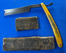 Vintage WM Elliot & Co Straight Razor - No 24 - Made in Germany-w/ box- Rare picture