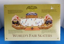 2007 Mr Christmas Gold Label Collection - Worlds Fair Skater Skating Rink - Read picture