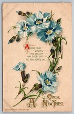 Postcard John Winsch Artist Signed A Glad New Year Greeting c 1913 Wishes picture