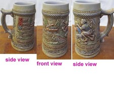 Vintage German Beer Stein Nagging Wife Motto Ceramarte picture