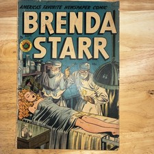 BRENDA STARR #4 S.O.T.I. -1948 KAMEN COVER ART - INCOMPLETE picture