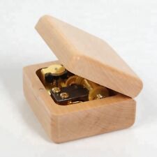 Beech Wood Wind Up  Music Box (US seller Fast Shipping) picture