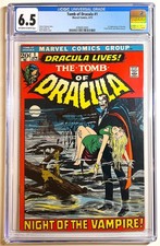 TOMB of DRACULA #1 ~ First Dracula 1972 Marvel ~ Neal Adams cover ~ CGC 6.5 picture