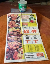 Farmer Jack Grocery Store Detroit - Peanut Tin, 1973 Newspaper Advertising Paper picture