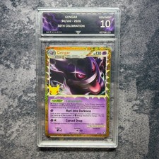Gengar 94/102 2026 Pokemon 30th Celebration GetGraded 10 Art Label picture