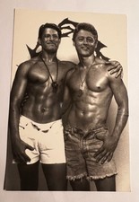 Postcard Clinton /Gore Musclemen--Printed in Italy picture