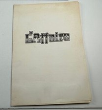 Vintage Restaurant Menu L'Affaire Mountainside NJ + Morristown NJ  picture
