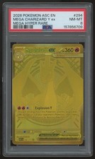 2026 Pokemon Mega Charizard Y ex Ascended Heroes Hyper Rare #294 PSA 8 picture