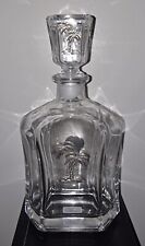 Heritage Pewter Company Palm Tree Glass Decanter 24 ounce picture