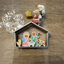 1997 Enesco-Karen Hahn Treasury Of Christmas-Mice 1st Issue #1 Cookie Cutter picture