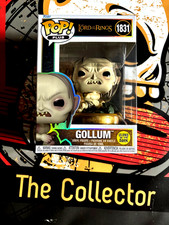 FUNKO POP #1831 PLUS GOLLUM EXCLUSIVE GITD VINYL ACTION FIGURE NIB NM+ picture
