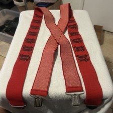 Vintage Rumple Minze Liqueur Red Advertising Stretch Suspenders picture