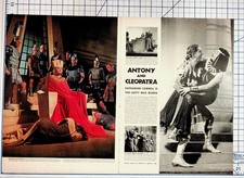 1940s Katharine Cornell Antony & Cleopatra Magazine Spread Broadway Play picture