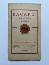Vintage Cuban Bacardi Rum Drink Booklet Circa 1930 picture
