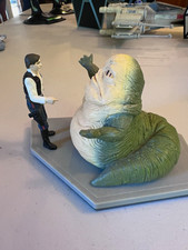 Vintage 1997 Star Wars Applause Jabba The Hutt Han Solo Vinyl Diorama Statue 426 picture