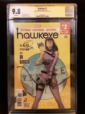 Hawkeye #1  Kate Bishop 2017 (Marvel Comics) CGC 9.8 SS SIGNED Julian Tedesco picture