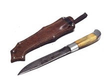 Vintage Finnish Puukko HUNTING Knife with Leather Holder 100% Hand Made picture