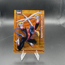 Marvel Topps Chrome 2026 Orange Ray Wave Nightcrawler /25 picture