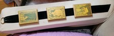 Vintage Virgin Mary Tryptych Wood And Ribbon Wall Hanging picture