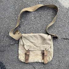 World War 1 Australian Military Army Khaki Canvas  Haversack CGHF 1916 D^D WW1 picture