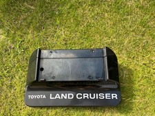 Toyota Land Cruiser 80 License Plate Holder, Top & Bottom Opening, Used picture