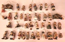 Large Lot Berta Hummel Goebel Christmas Ornaments Ashton Drake 40 Lot picture