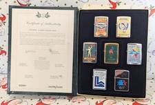 Vintage Limited Edition 7 Zippo  Lighters Atlanta 1996 Olympics Games New in Box picture